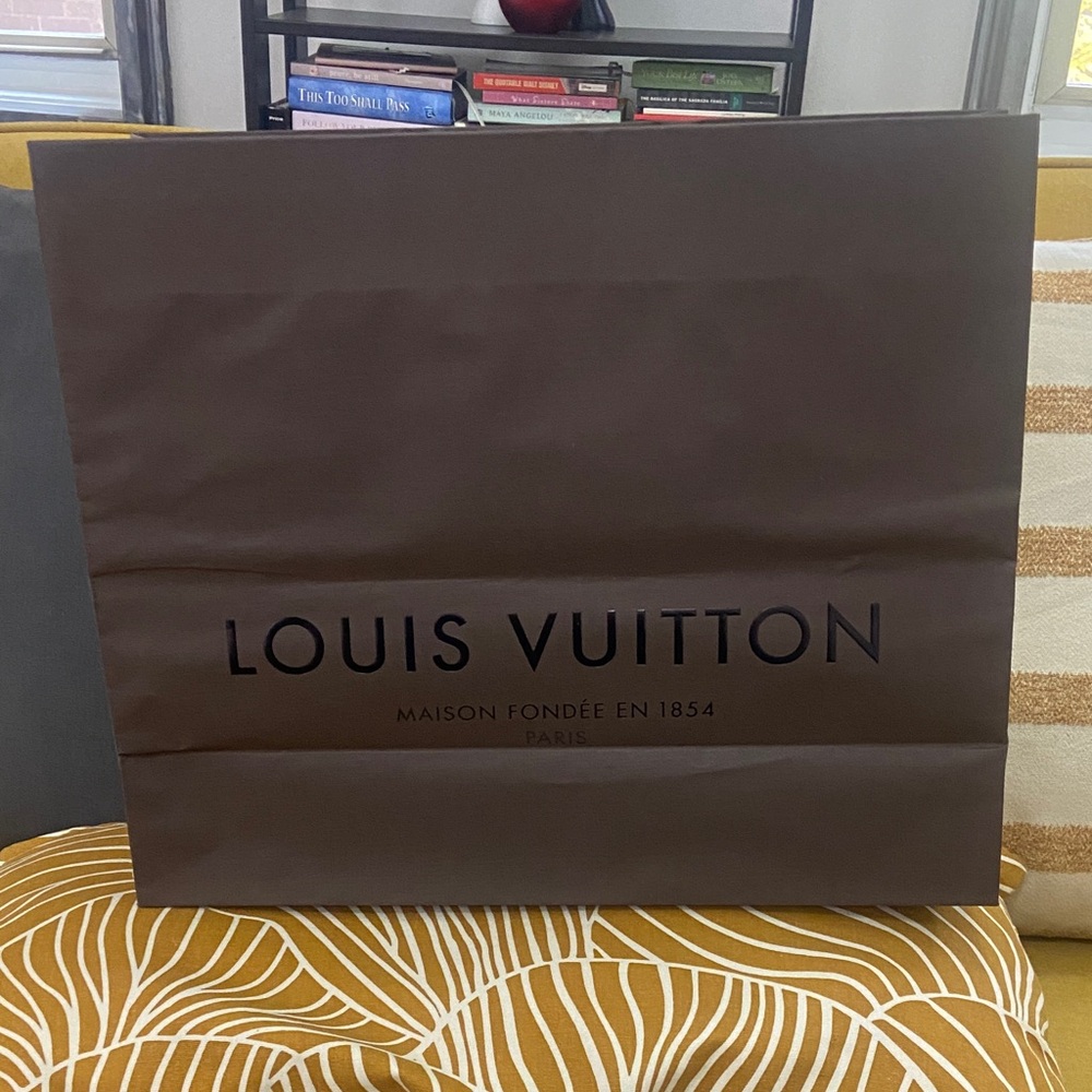 Louis Vuitton Dark Brown Shopping Bag